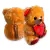 Urso Marrom de Pelúcia Fofinho Coracao Te Amo 20cm - comprar online