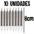 Vela Palito Pequena Espiral 10 Unidades - comprar online