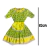 Vestido de Festa Junina Infantil Caipira Verde com Bermuda na internet