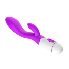 VIBRADOR PONTO G COM ESTIMULADOR DE CLITORIS 30 MODOS DE VIBRAÇÃO ROXO - Canto Exótico Sex Shop LOJA VIRTUAL