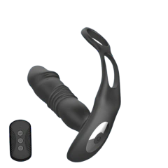 VIBRADOR PLUG ANAL VAI E VEM COM DUPLO ANEL PENIANO 10 VELOCIDADES RECARREGÁVEL ESTIMULADOR DE PRÓSTATA na internet
