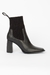 BOTA RIBLO NEGRO CUERO Y LANA - comprar online