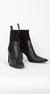 BOTA RIBLO NEGRO CUERO Y LANA - tienda online