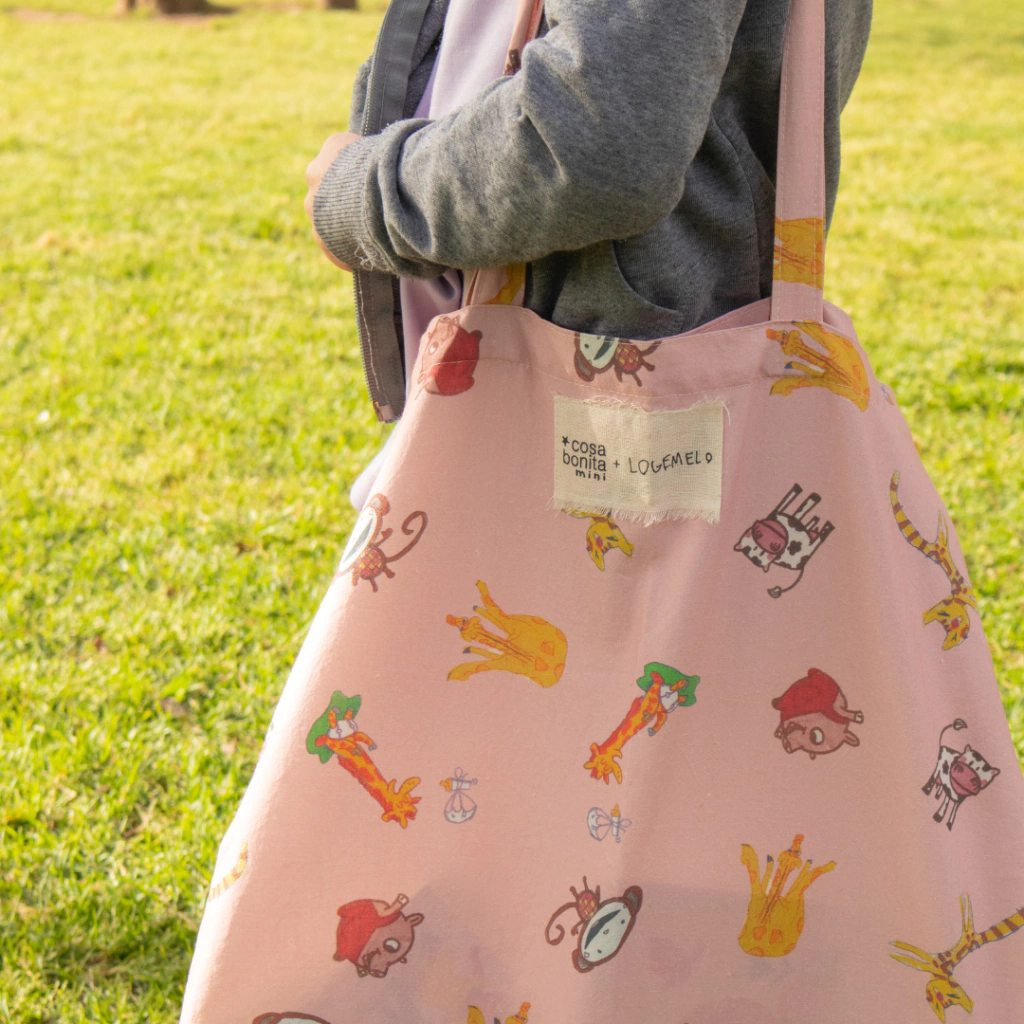 Tote bag, Lo gemelo x Cosa Bonita Rosa