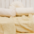 Pie de cama nido de abeja, Beige