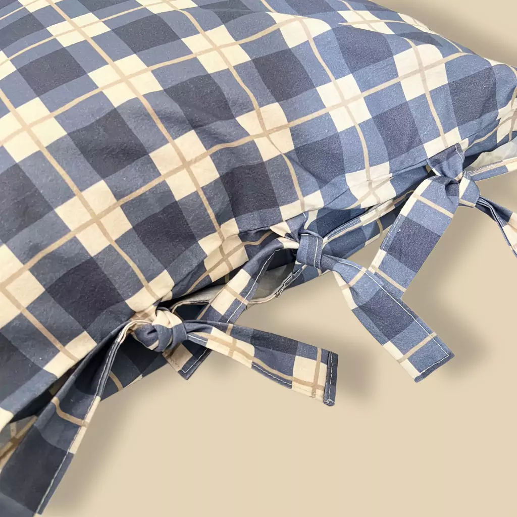 Funda de almohada Escocés Azul