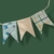 Banderin Logemelo Celeste - comprar online