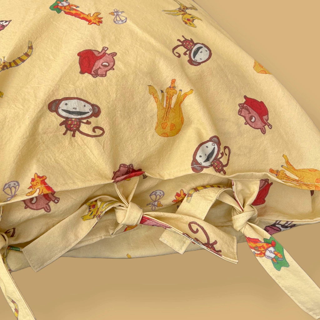 Funda de almohada Lo gemelo Amarillo