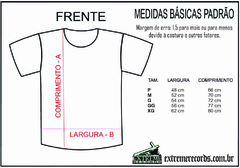 Cam. DEATH METAL (II) branco - EXTREME RECORDS