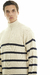 SWEATER ZIP RAYADO BRANDO