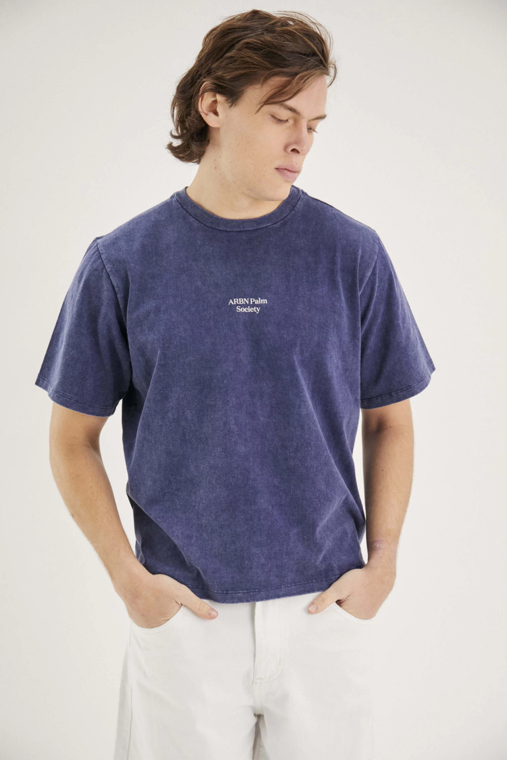 REMERA OVER WASHED PALM