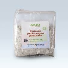 Harina de porotos negros germinados x 250grs - comprar online