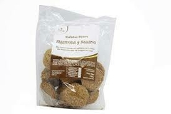 Galletas dulces con algarroba y sésamo