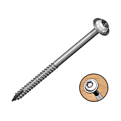 Milescraft Tornillos Torx 2 1/2 Pulgadas (64mm) x50 Unidades - comprar online