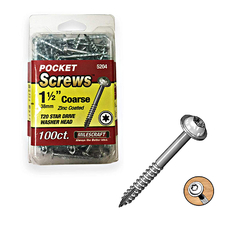Milescraft Tornillos 1 1/2 Pulgada Torx 38 Mm X 100 Unidades