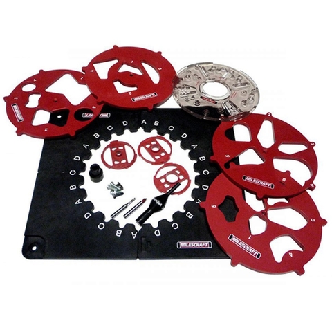 Milescraft Plantilla Diseño DesignInlayKit Router Stencil Figura