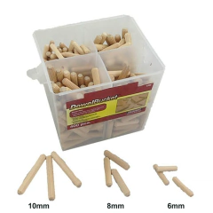 Milescraft Set 400 Tarugos De Madera 6 Y 8 Mm Carpinteria - comprar online
