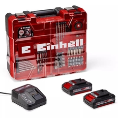 Taladro Einhell con Percutor Te-cd 18/40 Li-i + 64 Accesorios + 2 Baterias + Cargador Rapido - ABCdeals