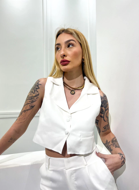 Colete Alfaiataria Casual