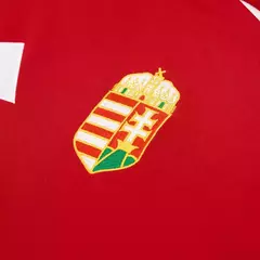 Camisa Seleção Hungria I 24/25 Eurocopa 2024 - Torcedor Adidas Masculina - Vermelha com detalhes em branco - Skull Sports