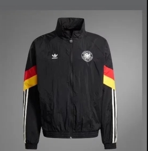 Jaqueta Corta-Vento Seleção da Alemanha Eurocopa 23/24 - Masculina Adidas - Preta