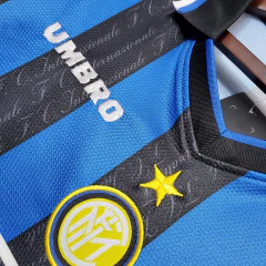 Camisa Retrô Inter de Milão 1997/1998 - Masculina Umbro - Azul e preta - online store
