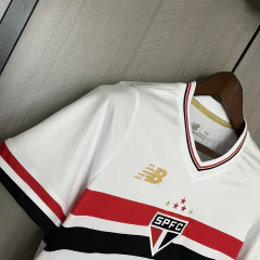 Camisa São Paulo II 23/24 - Torcedor Adidas Feminina - Vermelha e preta - (cópia) - Skull Sports