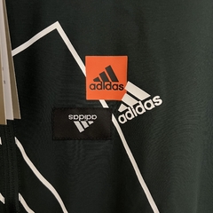 Jaqueta Corta-Vento Adidas Big Logo Verde Escuro na internet