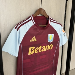 Camisa Aston Villa Home 25/26 - Torcedor Masculina - loja online
