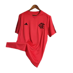 Camisa Flamengo Treino 23/24 Torcedor Adidas Masculina - Vermelho - Skull Sports