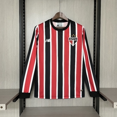 Camisa São Paulo II 24/25 Manga Longa - Torcedor New Balance Masculina - Tricolor