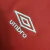 Camisa Fluminense Treinador 23/24 - Umbro Masculina - Vermelha com detalhes em Verde e Patches Libertadores - Skull Sports
