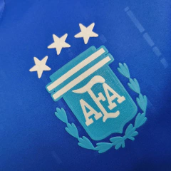 Camisa Seleção Argentina II 24/25 - Jogador Adidas Masculina - Azul com detalhes em azul claro e branco - Skull Sports