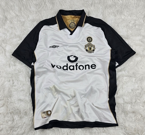 Camisa Manchester United Retrô 01/02 Dupla Face
