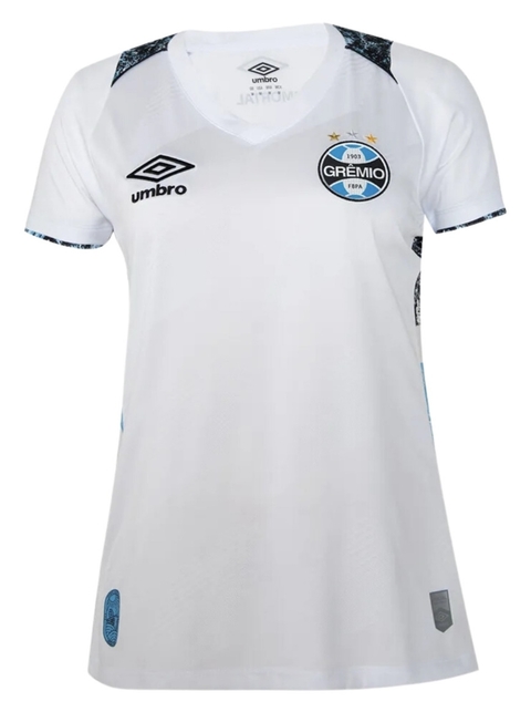 Camisa Grêmio Away 24/25 - Torcedor Umbro Feminina - Branca