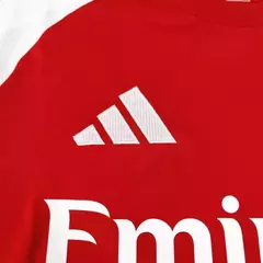 Camisa Arsenal I 24/25 - Torcedor Feminina Adidas - Vermelha com detalhes em branco - Skull Sports