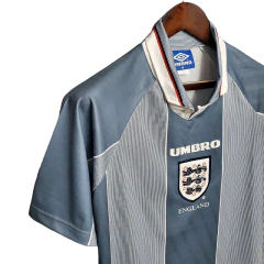 Camisa Retrô Seleção da Inglaterra 1996 - Umbro Masculina - Cinza - Skull Sports