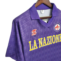 Camisa Fiorentina Retrô 1989/1990 Roxa - ABM - Skull Sports