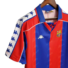 Camisa Barcelona Retrô 1992/1995 Azul e Vermelha - Kappa - Skull Sports