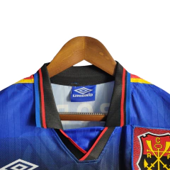 Camisa Flamengo II Retrô 1995 Torcedor Masculino - Azul com listras em amarelo preto e vermelho - buy online
