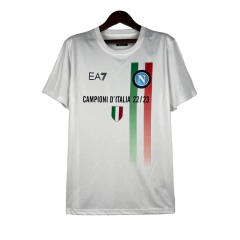 Camisa Napoli Edição especial 23/24 - Torcedor EA7 Masculina - Branca