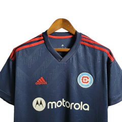 Camisa Chicago FC I 22/23 - Torcedor Adidas Masculina - Azul com detalhes em vermelho - Skull Sports