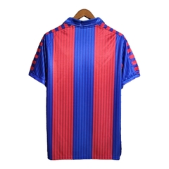 Camisa Retrô Barcelona I 1992 - Masculina Meyba - Azul e vermelha - comprar online
