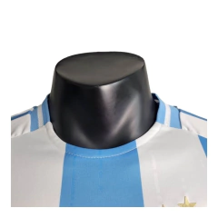 Camisa Seleção Argentina I 24/25 - Jogador Adidas Masculina - Branca e azul - Skull Sports