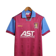 Camisa Aston Villa I 1995/1997 - Reebok Masculina - Vinho com detalhes em azul - comprar online