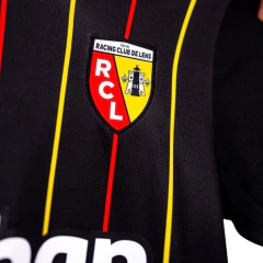 Camisa RC Lens II 23/24 - Torcedor Puma Masculina - Preta com detalhes em amarelo e vermelho - Skull Sports