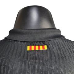 Camisa Barcelona Edição especial 24/25 - Jogador Nike Masculina - Preta com detalhes em azul e vermelho