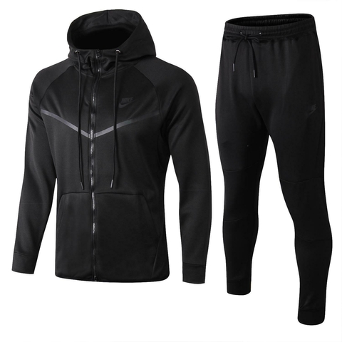 Conjunto Nike Tech Fleece Cinza e Branco - (cópia)