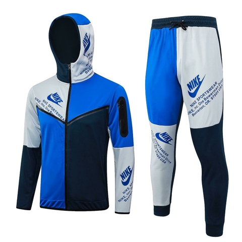 Conjunto Nike Sportswear Azul e Preto