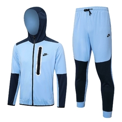 Conjunto Nike Tech Fleece Azul Claro e Azul Escuro